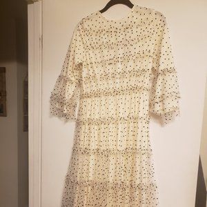 Beautiful polka dot tool dress